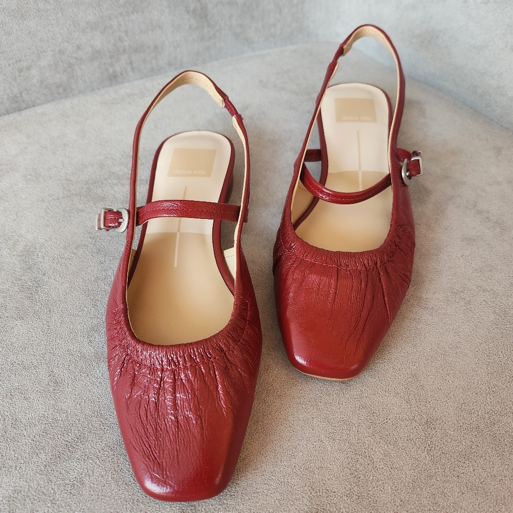 Dolce Vita Red Flats